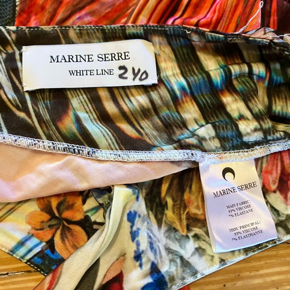 Marine Serre Multicolor Patterned Pants - image 12